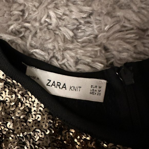 ZARA The Knitwear Collection Sequin Top - Picture 3 of 4